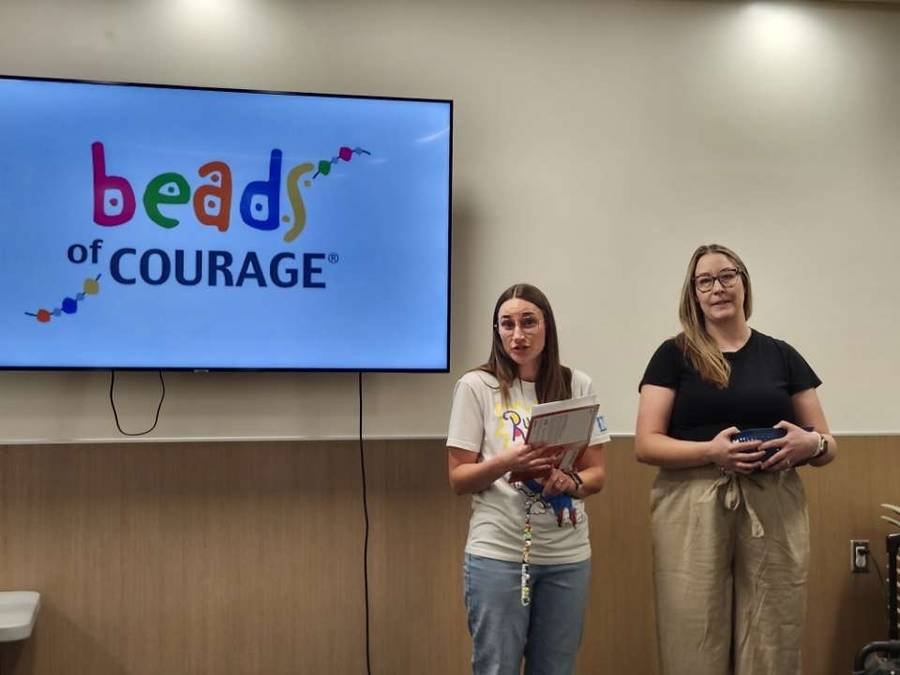 Presenters introducing Beads of Courage